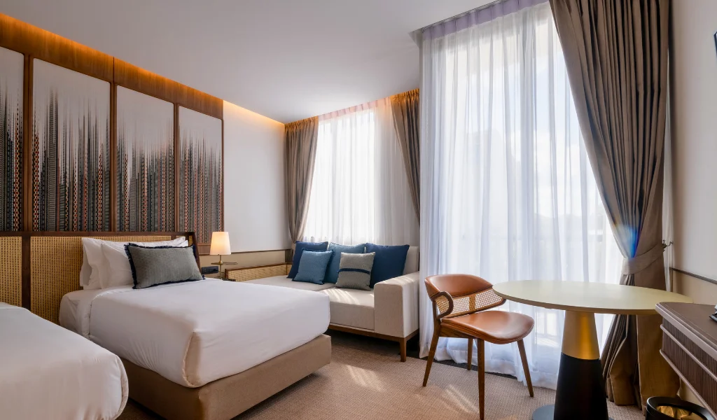 Cómo los textiles definen la experiencia en hoteles